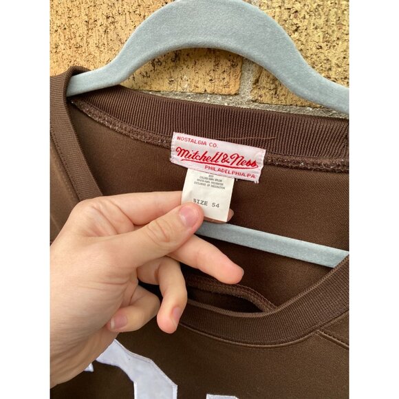 Cleveland Browns Jim Brown Throwback Jersey 1964 Mitchell & Ness Men’s Size 54 - Picture 6 of 7